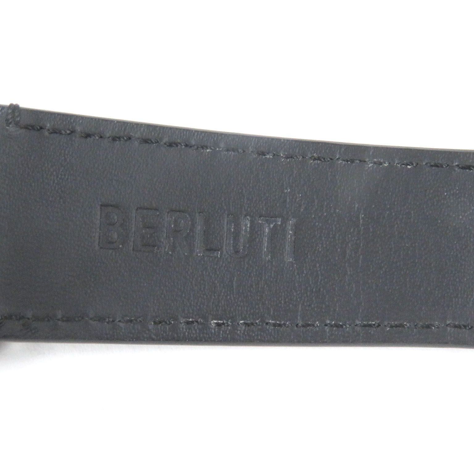 美品□BERLUTI ベルルッティ レザー カリグラフィ スクリット アップル  