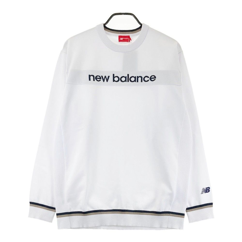 サイズ 7 NEW BALANCE GOLF ニューバランス 2025年モデル 長袖ニットセーター ホワイト系 240101441562 ゴルフウェア メンズ ストスト
