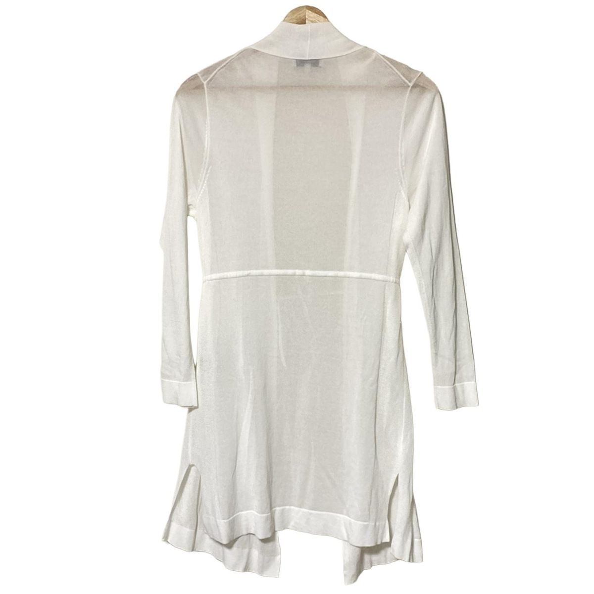 LONDON マッキントッシュロンドン カーディガン サイズ38 M レディース - 白 長袖 ロング丈