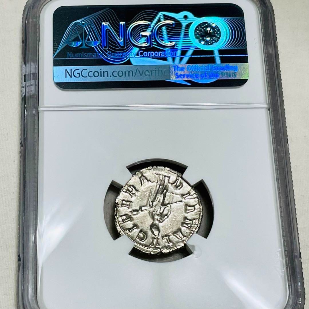 古代ローマ デナリウス 銀貨 NGC AU ゴルディアヌス三世 - サガミ