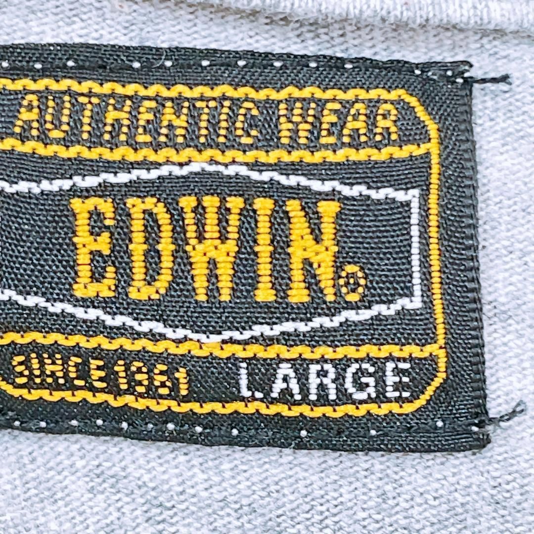 美品 EDWIN トップス Lサイズ  エドウィン Tシャツブランドロゴ