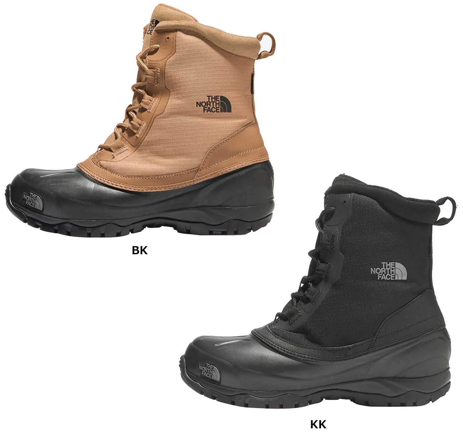 ザ ノース フェイス THE NORTH FACE アウトドア スノーショット 6 インチ ブーツテキスタイル 5 NF52364 BK ユーティリティブラウン×