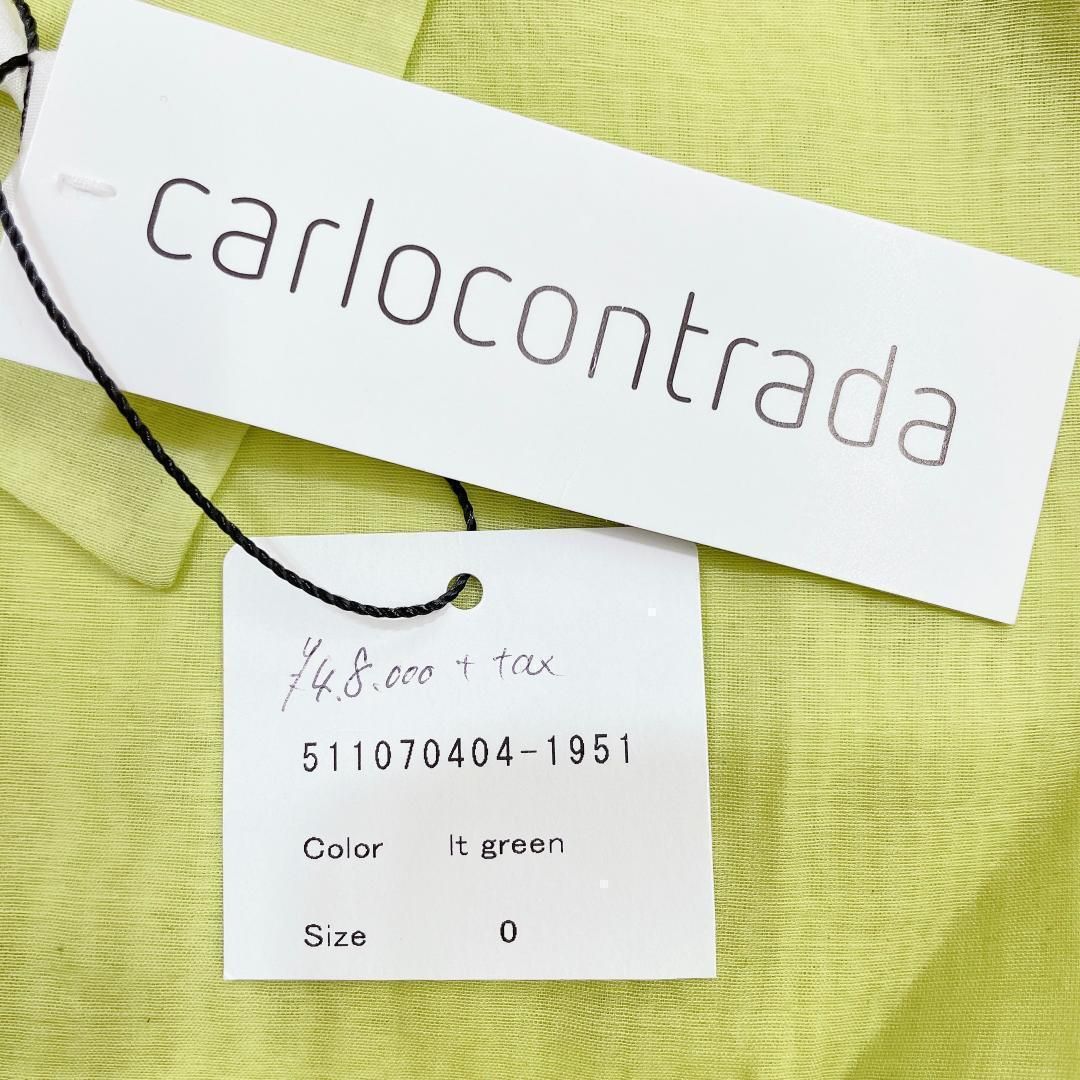 08110】carlocontrada カルロコントラーダ トップス 半袖シャツ 半袖