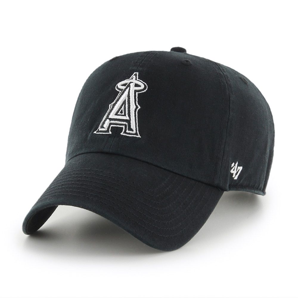 '47 ブランド ロサンゼルス・エンジェルス クリーン アップ キャップ / '47 BRAND LOS ANGELES ANGELS CLEAN UP CAP [BLACK]