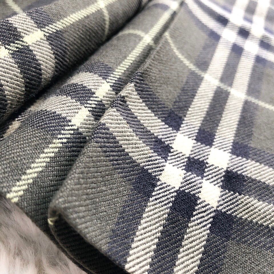 ノバチェック柄スカート グリーン系