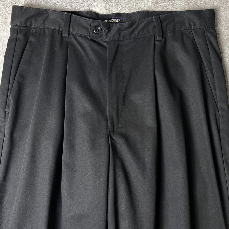 00s DOCKERS 2タック コットン チノ パンツ 34 32 / 00年代