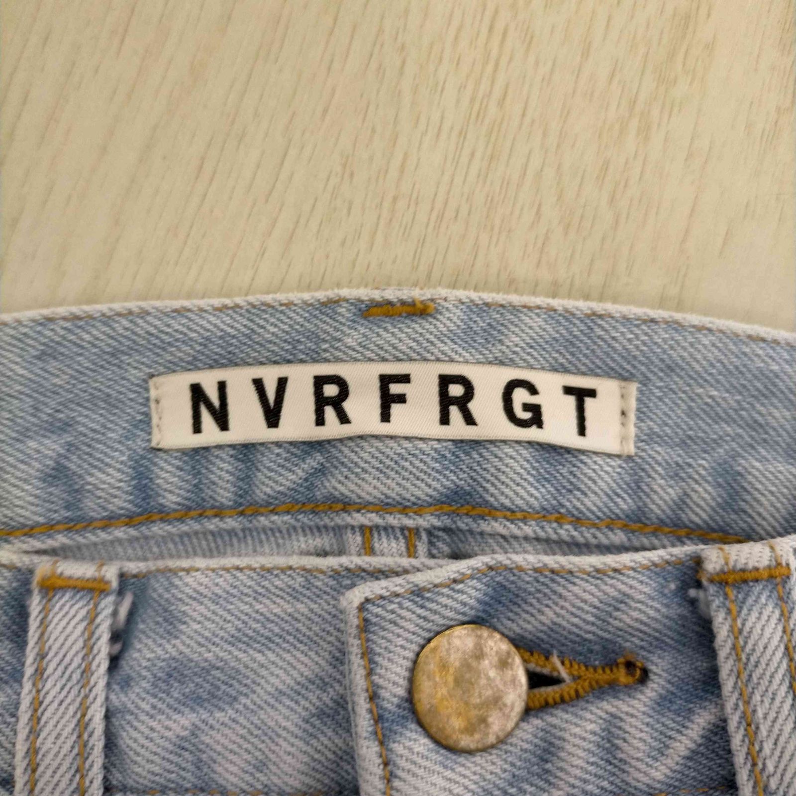 NVRFRGT ネバーフォーゲット23ss 3D TWISTED JEANS-eastgate.mk