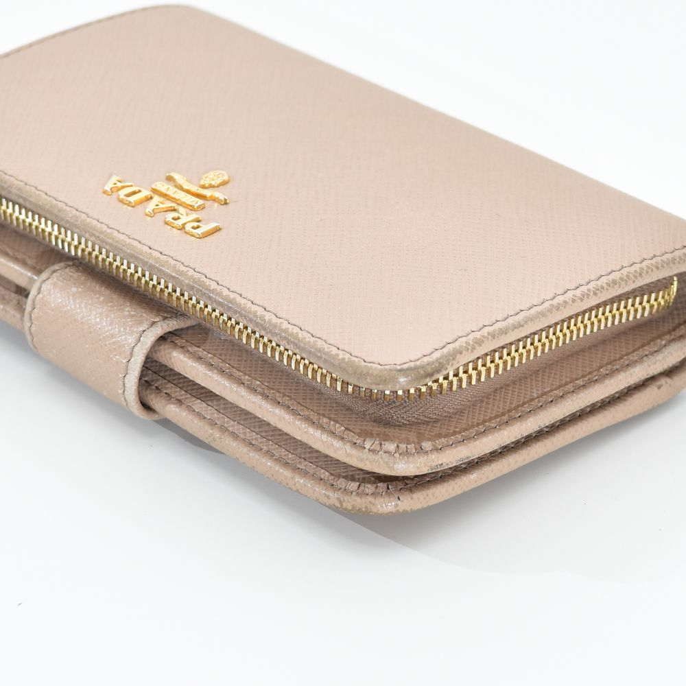 中古USED PRADA レディース 財布 2つ折り 1ML225 プラダ 1528740