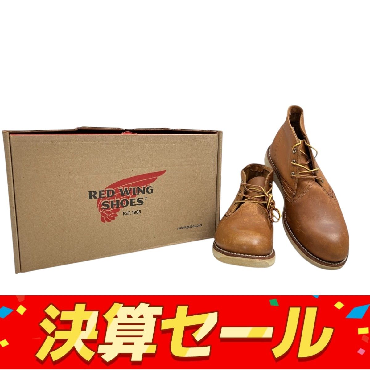 RED WING レッドウィング 3140N 8 1|2 D 26.5cm ワークチャッカブーツ W10136420