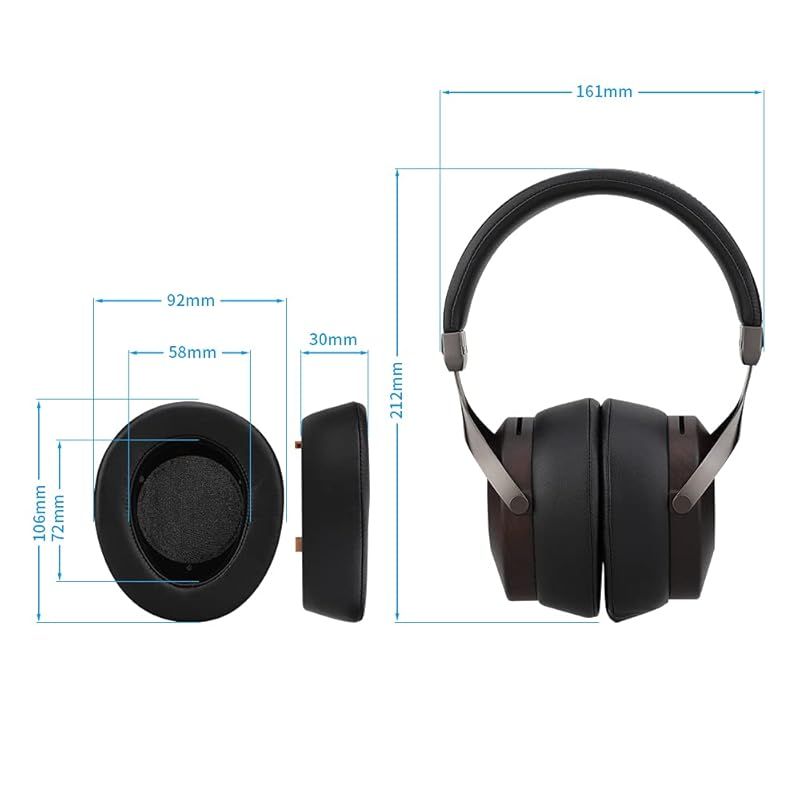 SIVGA SV021 木製ハウジング 密閉型 有線 オーバーイヤーヘッドホン