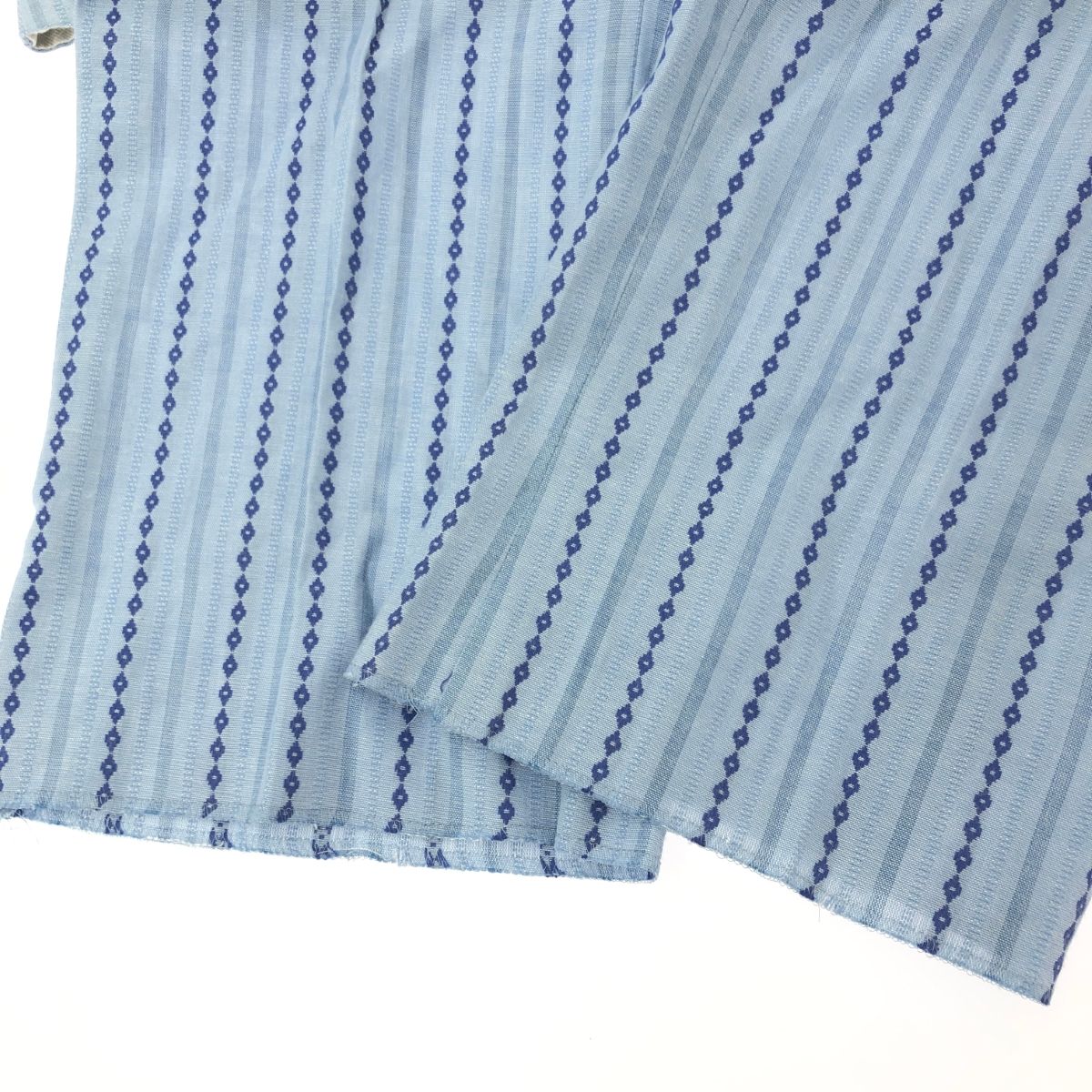 miumiu ミュウミュウ ストライプスラックスパンツ 大きいサイズ:TU 裾
