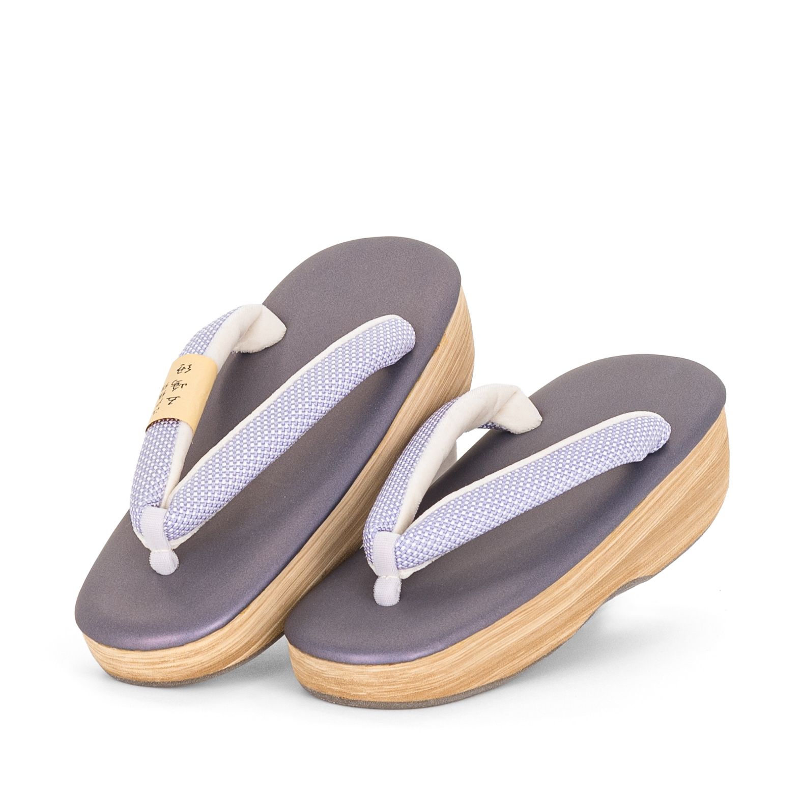 L 草履 五嶋紐 EVA草履 竜胆色×藤紫色