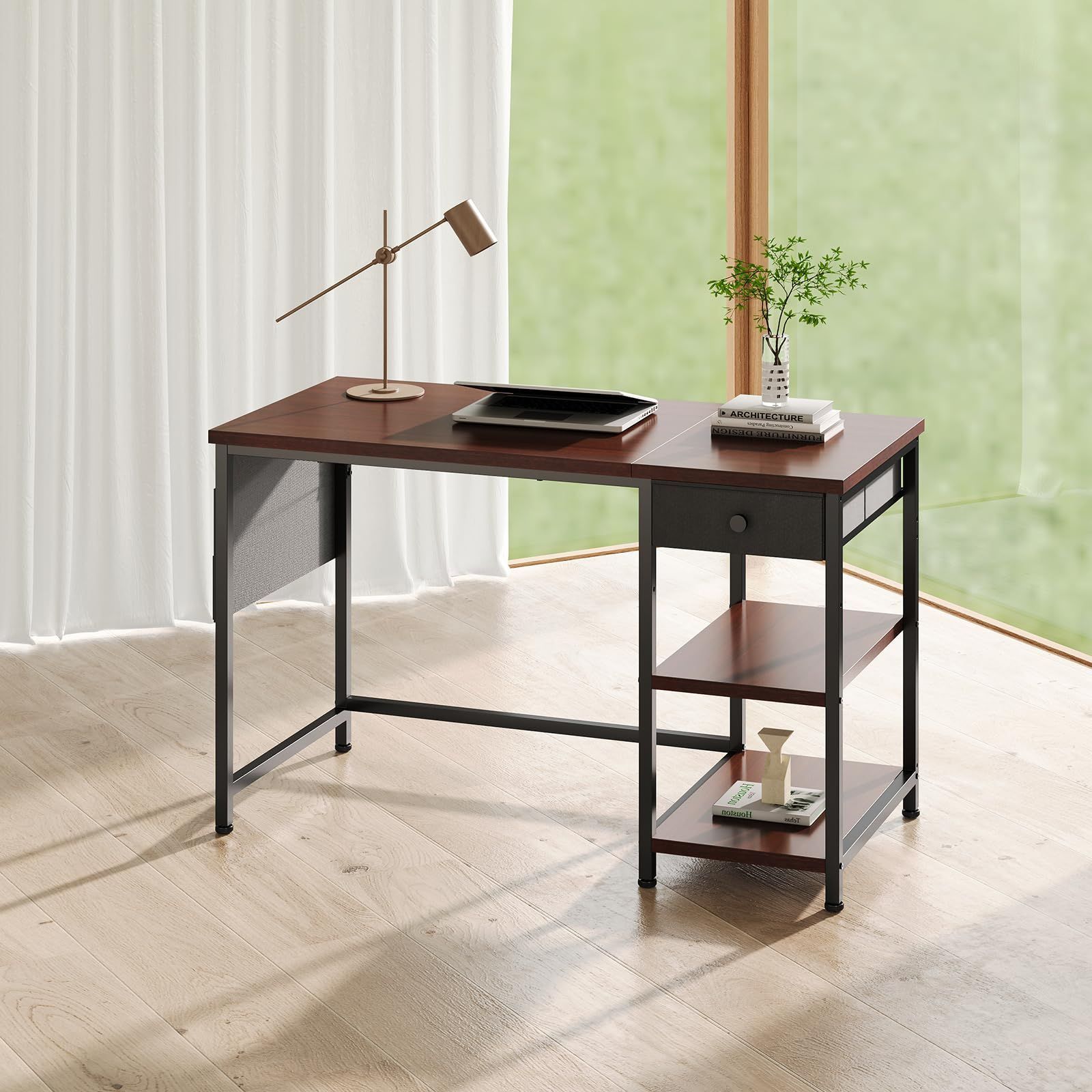 新着商品】 事務机 hc deskban computer パソコンデスク引き出し付き 