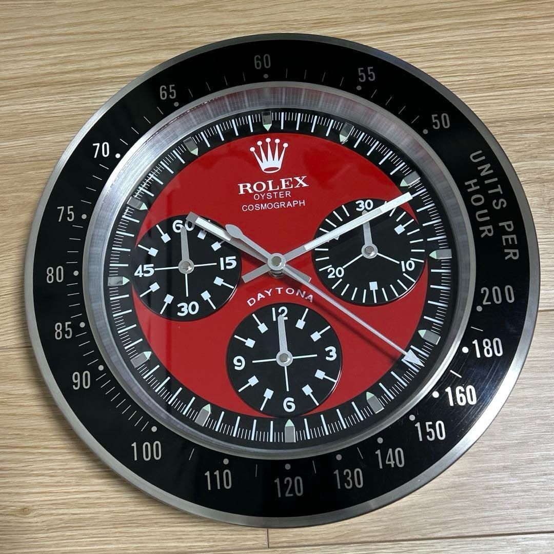 海外販促品 ROLEXロレックス 掛け時計 コスモグラフ デイトナ