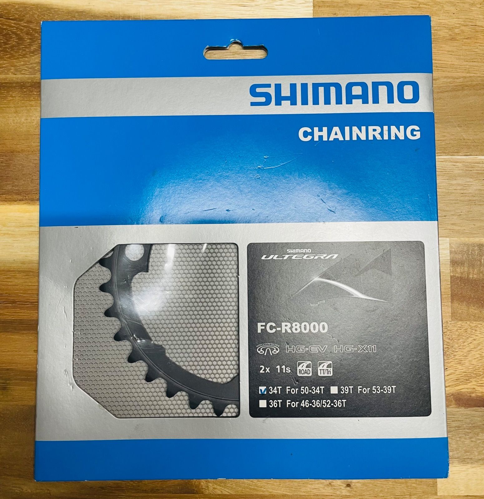 未使用】 SHIMANO FC-R8000 34T インナー チェーンリング アルテグラ