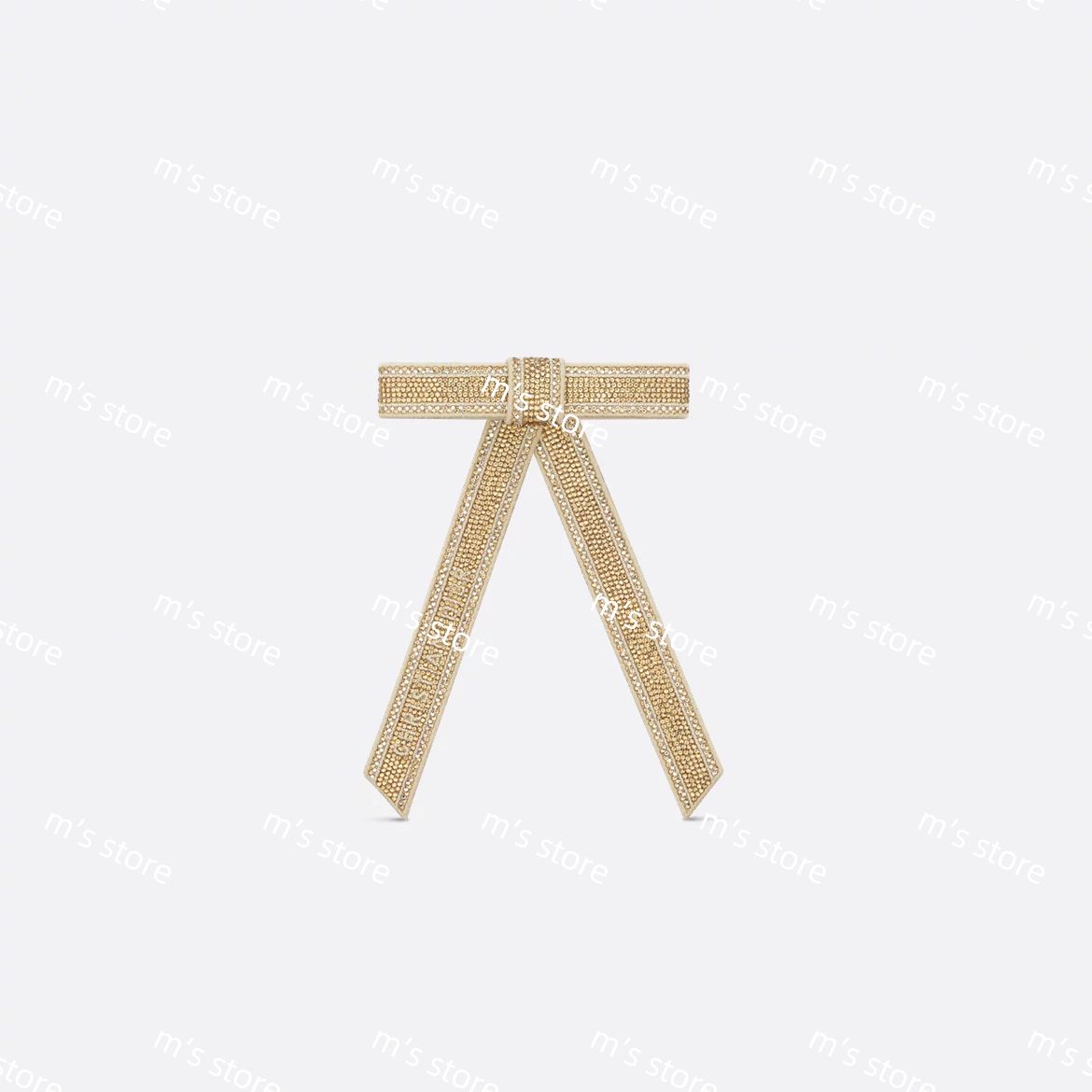 【散りばめられたゴールド♡】Dior リボンバレッタ 新品 Christian Dior ディオール Dior Twist リボンバレッタ