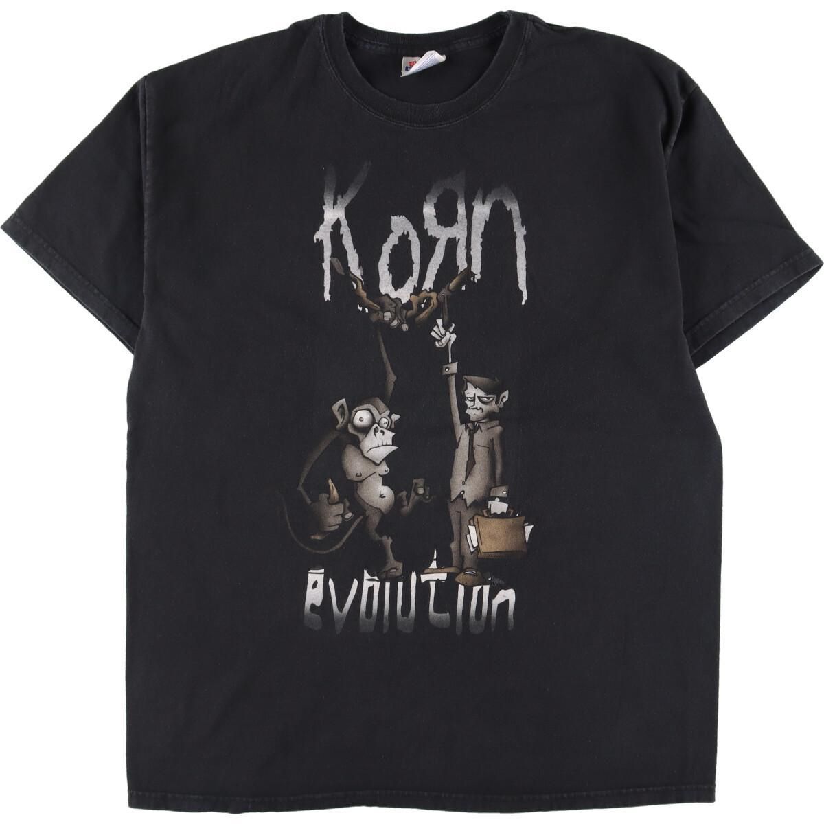 00s KORN バンドTシャツ コーン XL Hanes 古着