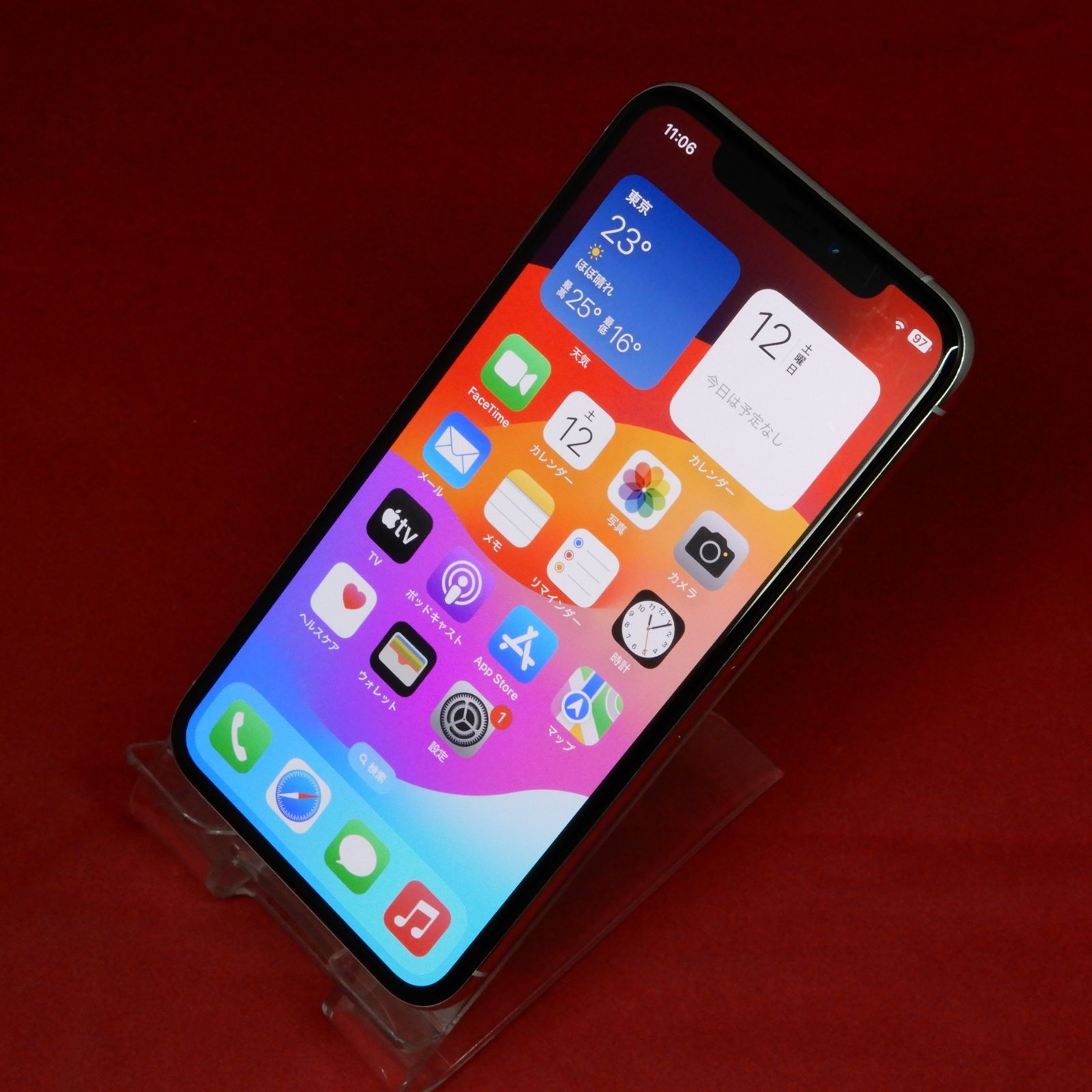 au○iPhone Xs iPhone xs 256GB silver SIMロック解除済 256GB