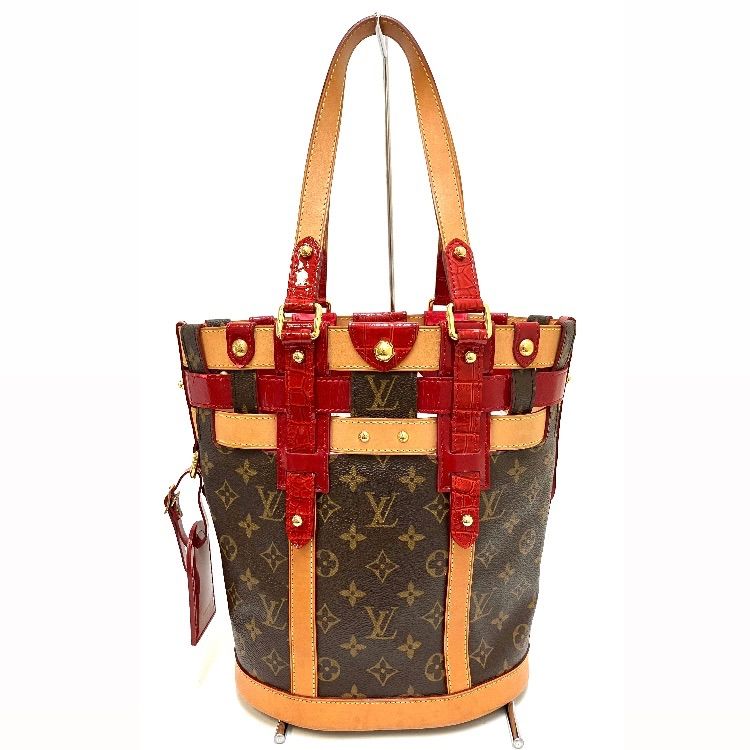 ＊LOUIS VUITTON＊ルイヴィトン ルビー ネオバケット モノグラム バケツトート エナメル劣化   現状渡し 中古品☽#