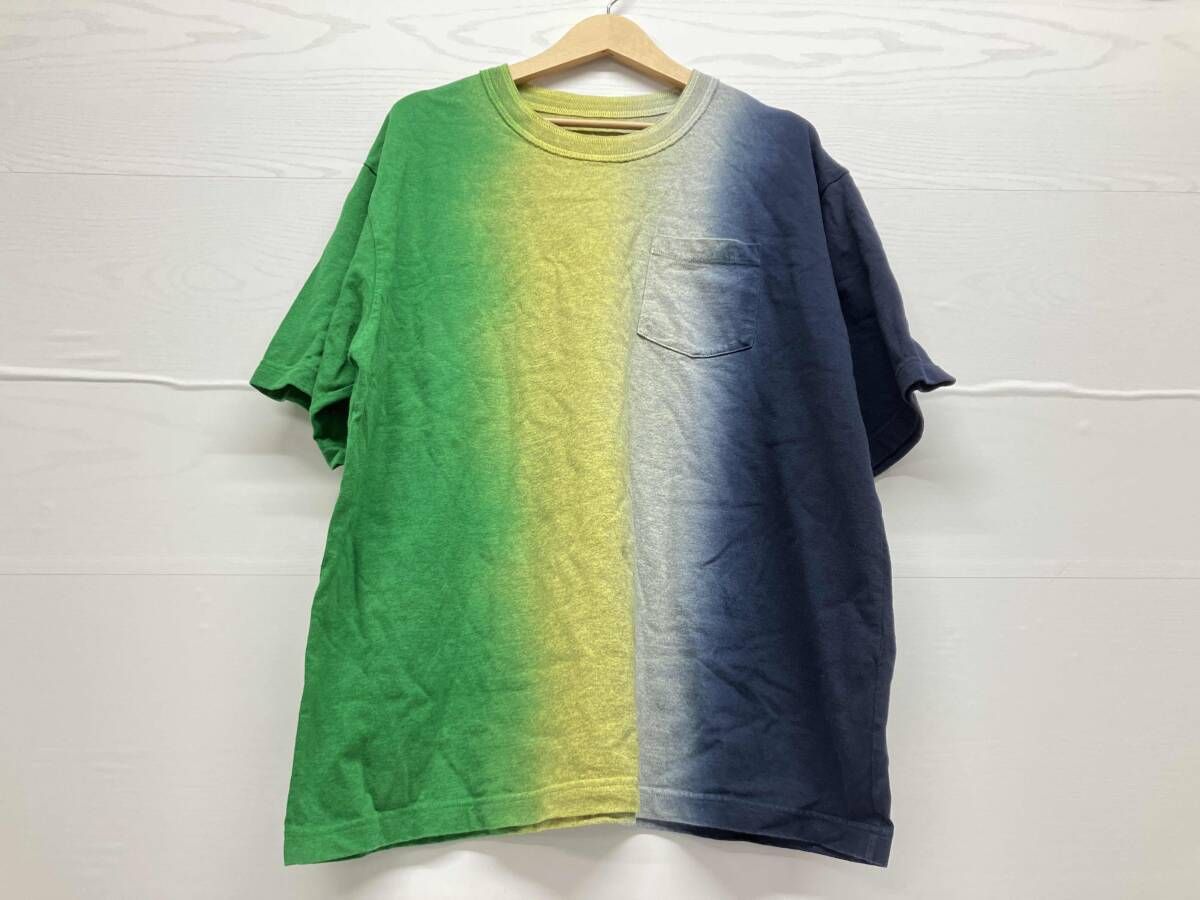 sacai サカイ 半袖Tシャツ グラデーション 23ss Tie Dye Cotton Jersey T-Shirt タイダイ サイズ 3 夏
