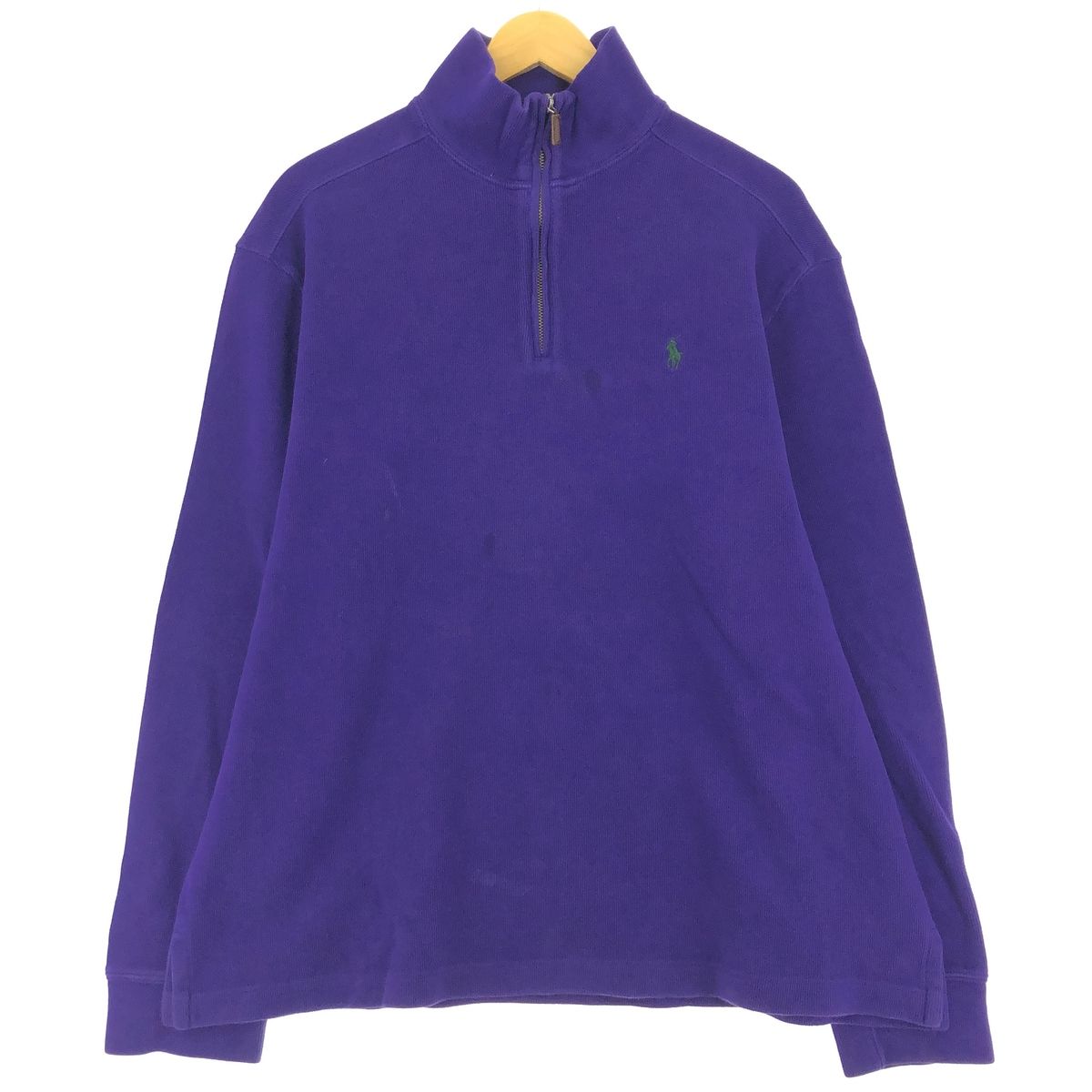 古着 ラルフローレン Ralph Lauren POLO by Ralph Lauren ハーフジップスウェットシャツ トレーナー メンズXL/eaa426439