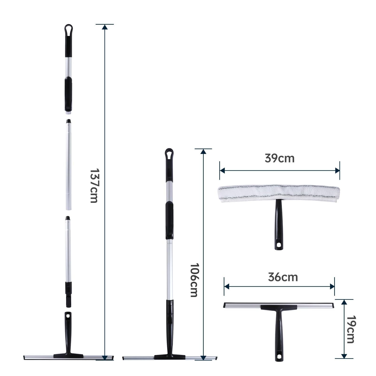 水切りワイパー 延長ポール付 【公式通販】