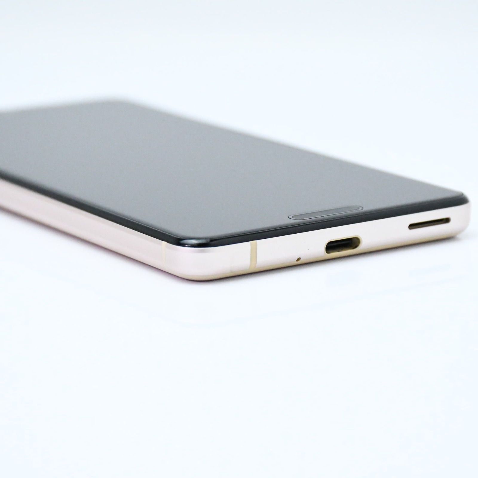 【未使用に近い＊電池良好】SIMフリー au AQUOS sense5G SHG03 ライトカッパー