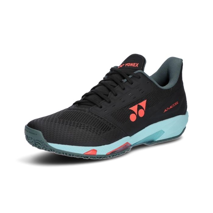 【新品・5営業日で発送】YONEX ヨネックス パワークッションアドアクセルWGC (SHTAAWG) 色 : BK／スカイブルー サイズ : 27.5 
