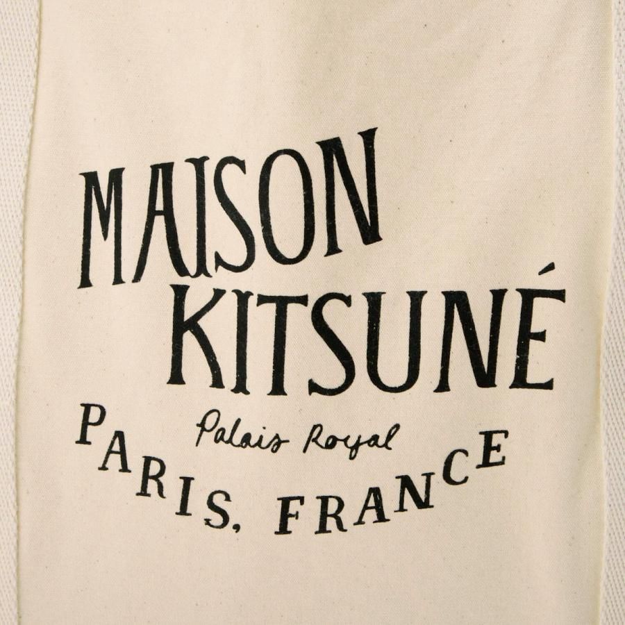 メゾンキツネ MAISON KITSUNE トートバッグ PALAIS ROYAL ベージュ メンズ レディース