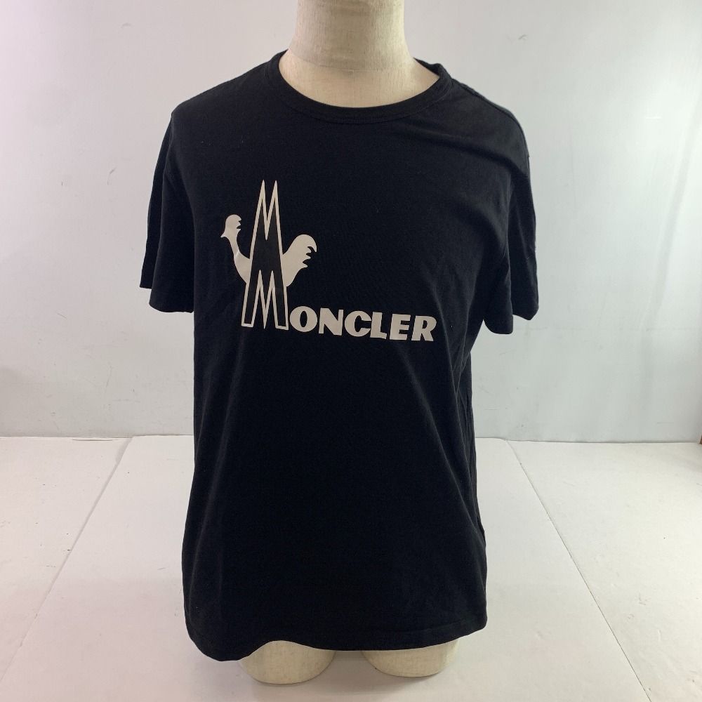 中古】04w0960∞※ MONCLER モンクレール MAGLIA T-SHIRT ロゴ 半袖Tシャツ C-SCOM-19-54 ブラック L  【八王子店】 - メルカリ