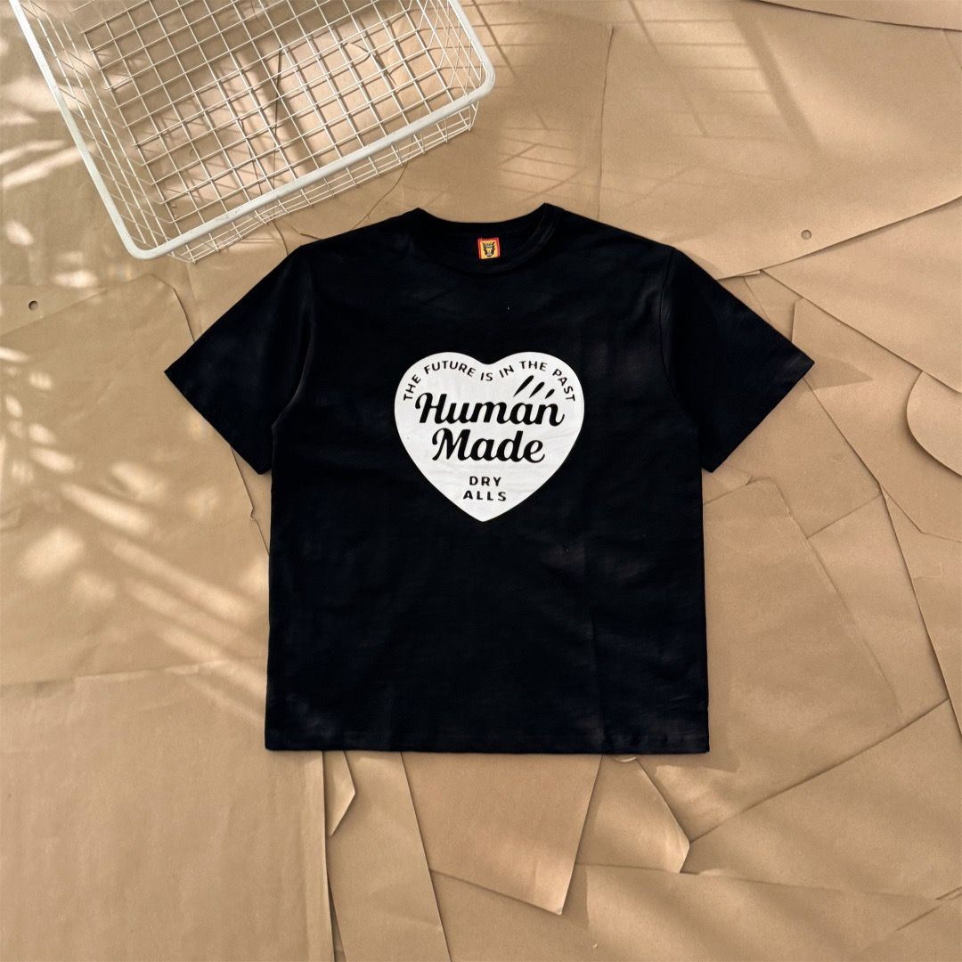 HUMAN MADE SS25 ヒューマンメイド Tシャツ 半袖 ハート型 ロゴ