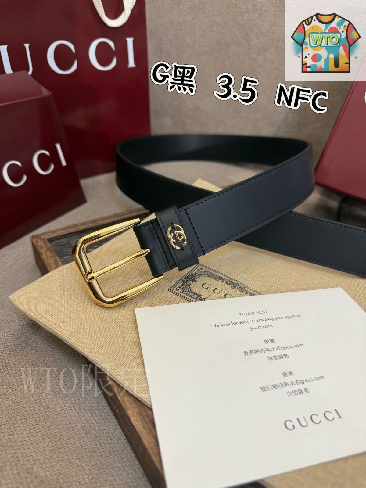 グッチ ベルト  新品未使用 308F40W 今日WTO】Gucci 2024 年式 高級本革ベルト-1-EJ40 - メルカリ