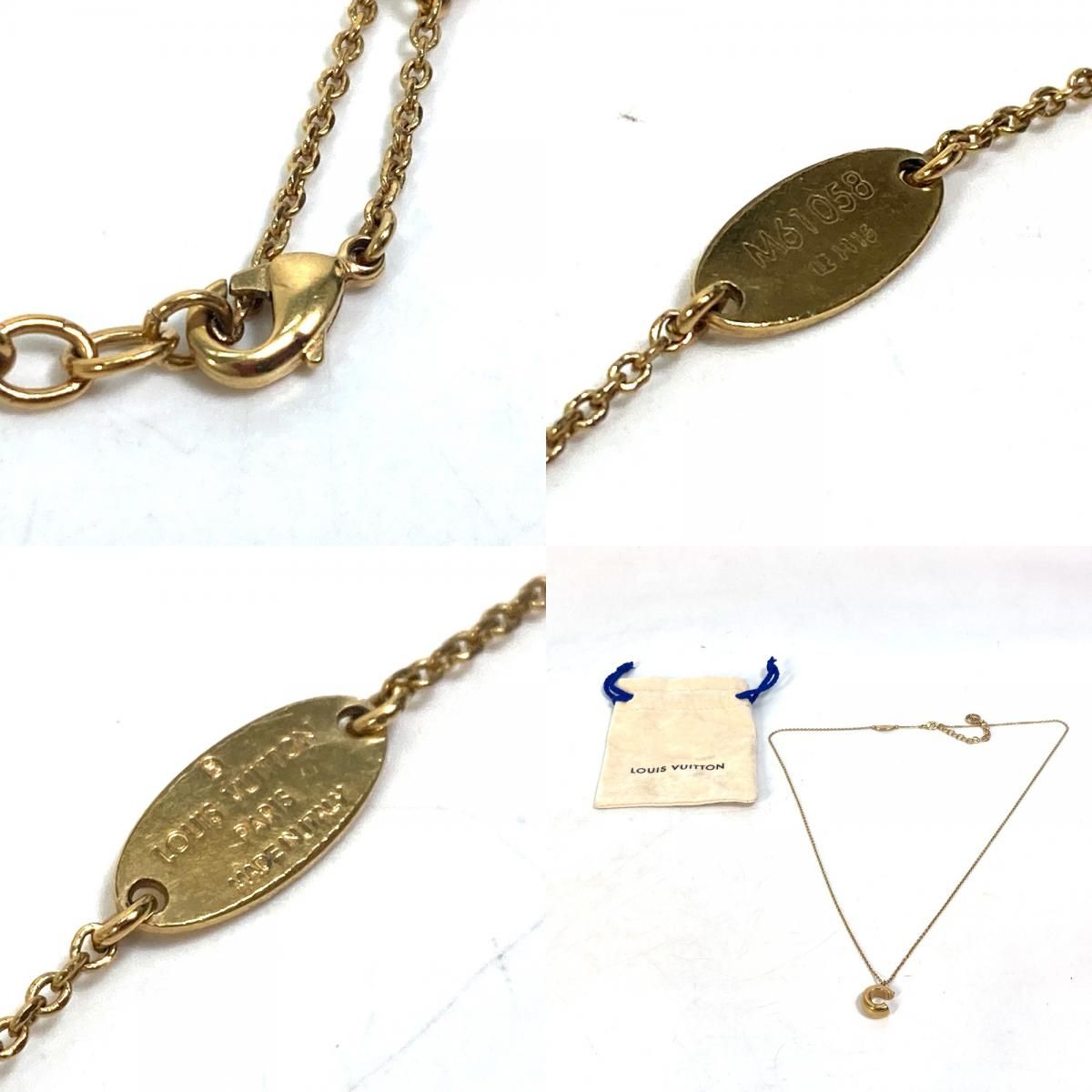 ルイヴィトン M61058 イニシャルネックレス LV&ME C ネックレス - メルカリ