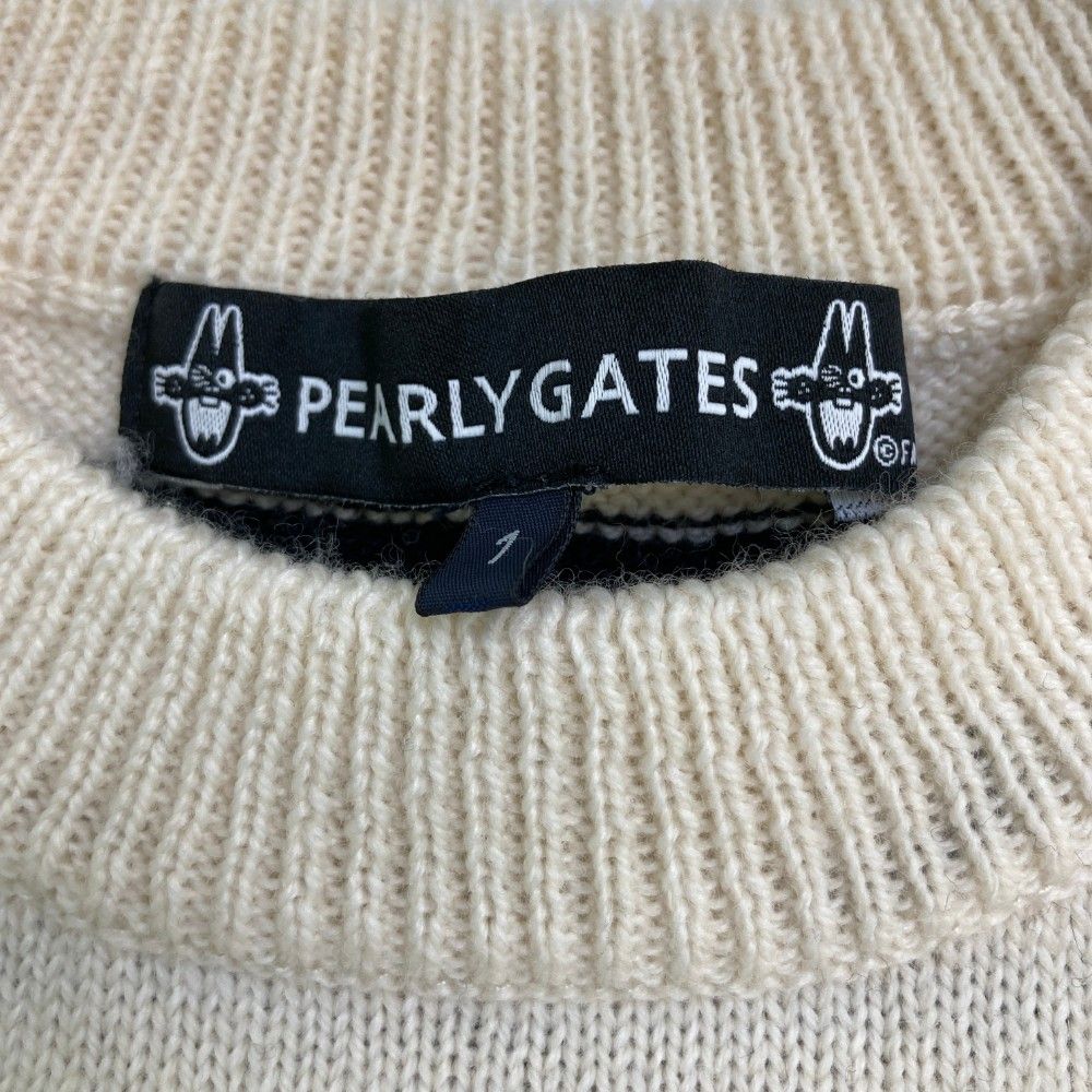 サイズ：1 PEARLY GATES パーリーゲイツ ×ニャロメ ニット