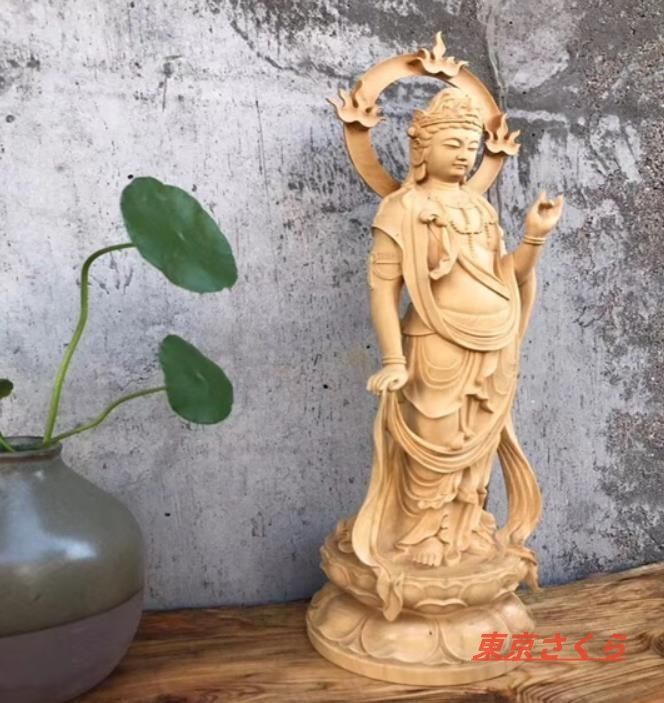 仏教美術 仏像 精密彫刻 仏像 手製 木彫仏像 地蔵王菩薩（初公開の仏教 