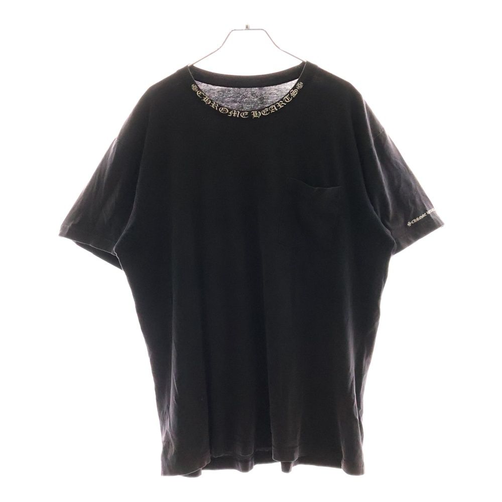 CHROME HEARTS (クロムハーツ) CH T-Shirt ネックロゴプリント