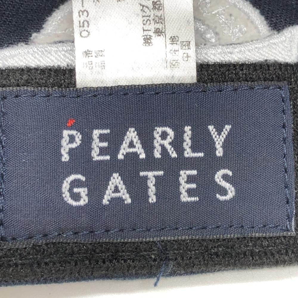 PEARLY GATES ネイビーキャップ PG1989 パーリーゲイツ キャップ ネイビー×白 立体ロゴ刺しゅう 30周年