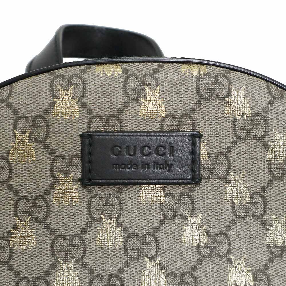 グッチ GGスプリーム ビー 蜂 バックパック リュック デイパック GG