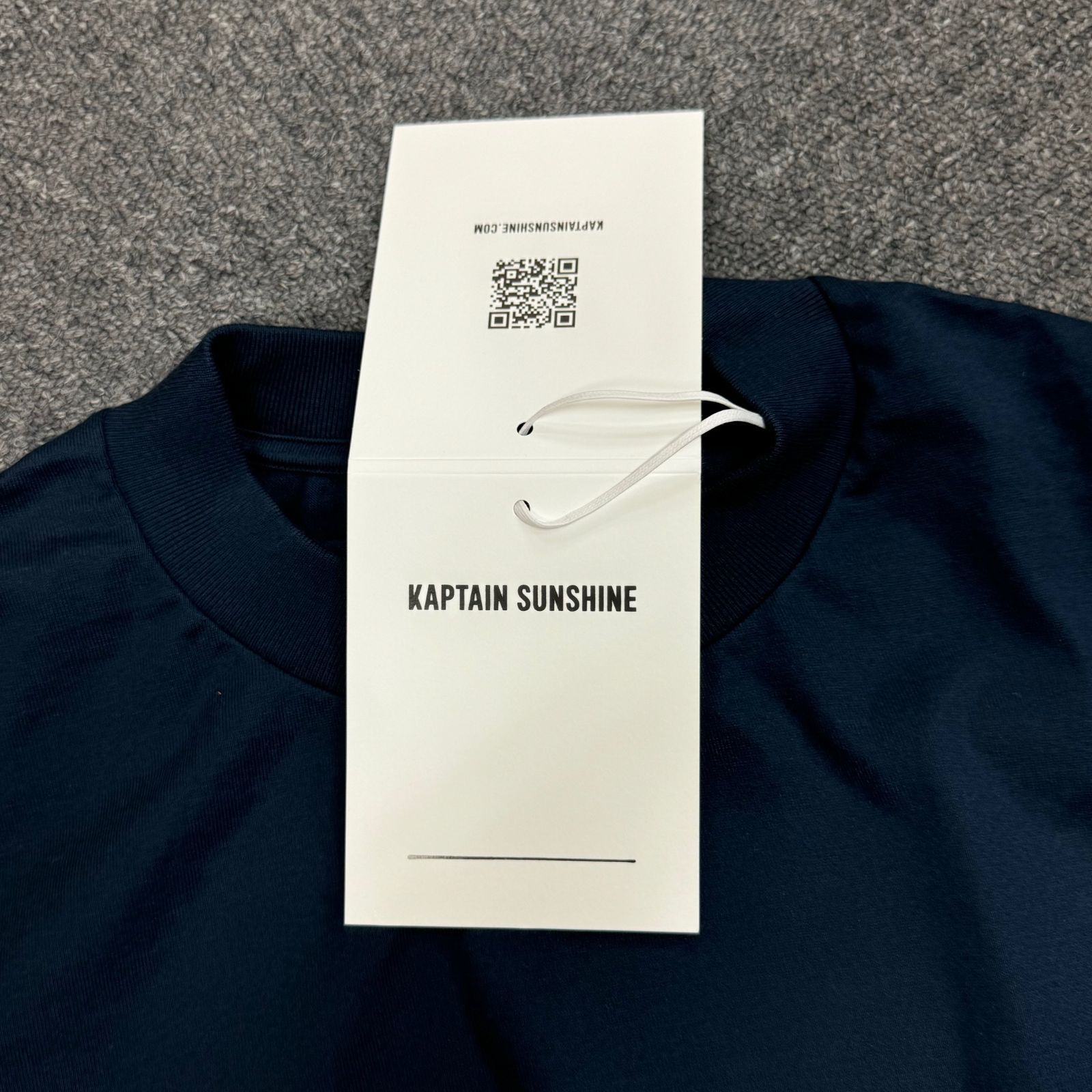 新品 KAPTAIN SUNSHINE for The Hermit Club Suvin Supima Tube Tee  