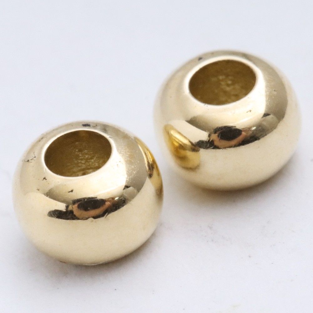 NAPI BEADS K18 ビーズ 2個セット ゴールド SSサイズ