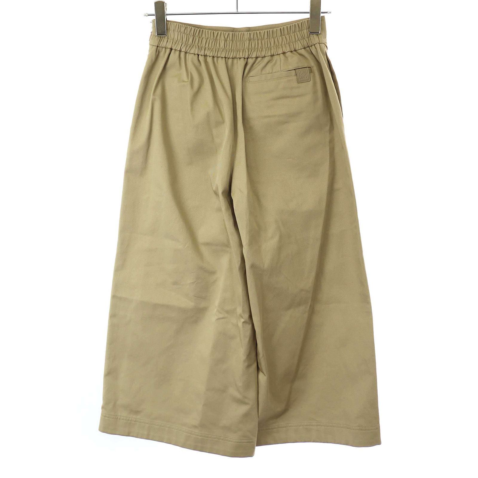 LOEWE ロエベ 24SS クロップドワイドラップトラウザーズパンツ 