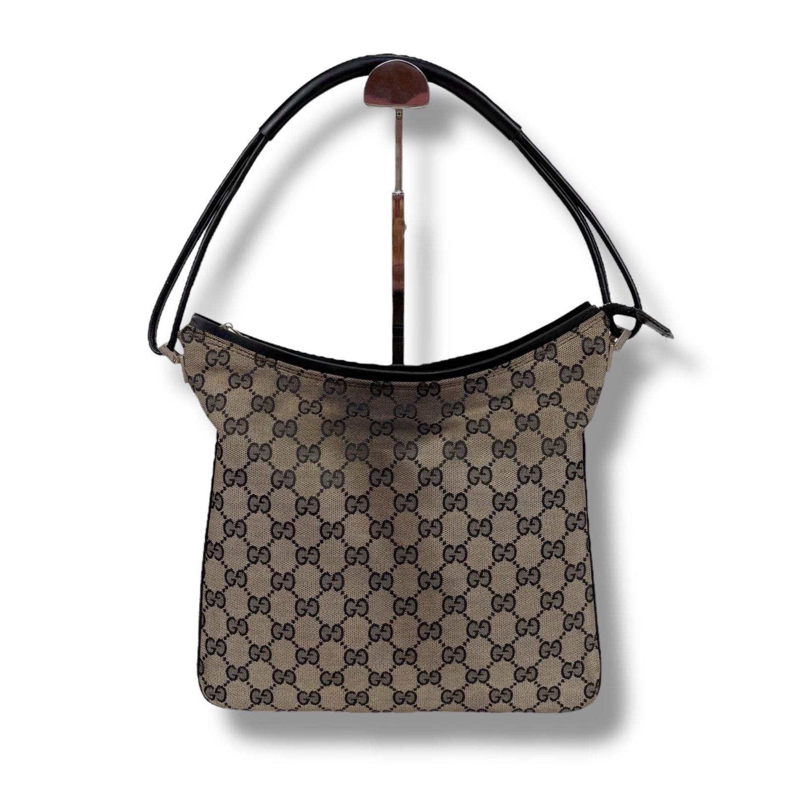 グッチ GUCCI ワンショルダーバッグ GGキャンバス ナイロン レザー 