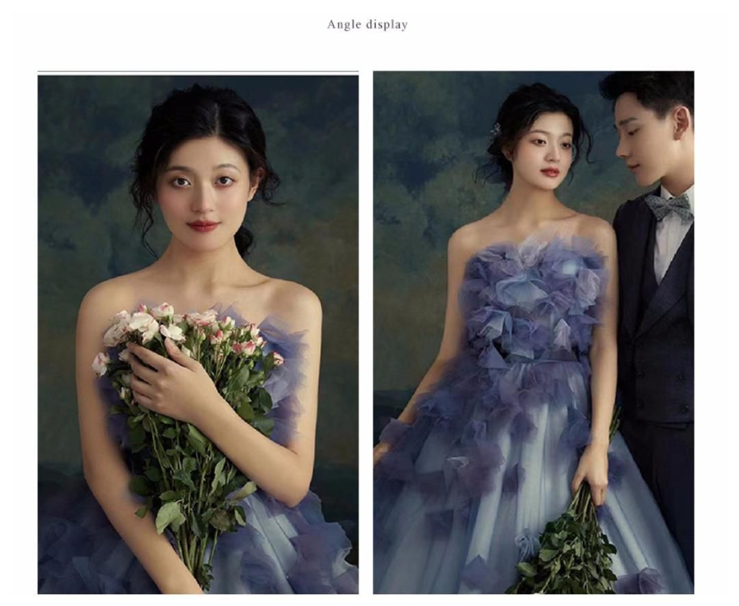 C23 新入荷 チュールスカート エンパイアライン ベアトップ サッシュ  