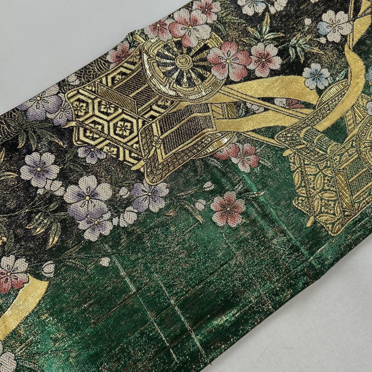 楽天市場】袋帯 単品 絹 六通柄 未使用 仕立て付き 洒落 六通