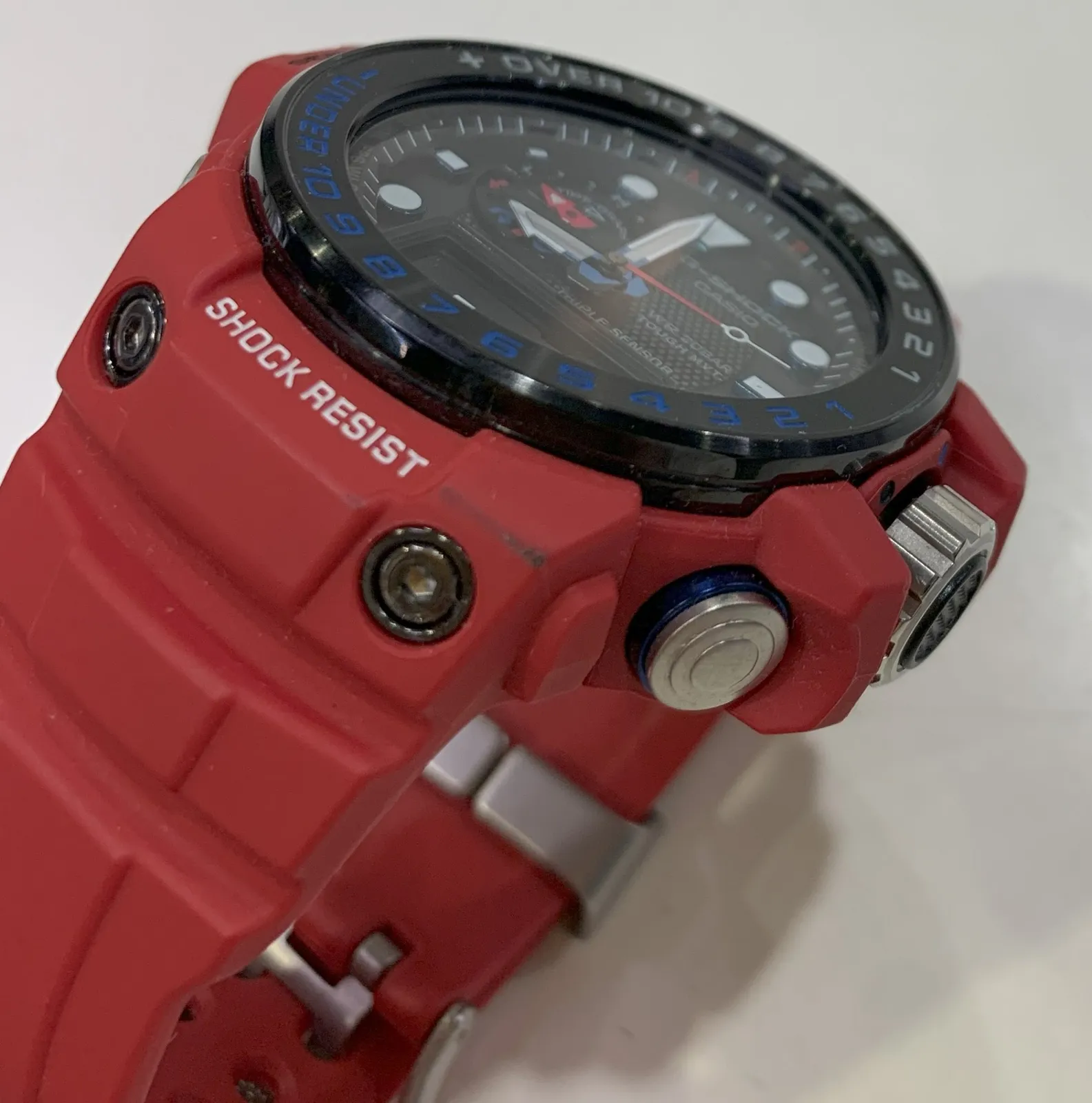 CASIO G-SHOCK カシオ ジーショック GWN-1000RD-4AJF 腕時計 デジアナウォッチ GULFMASTER ガルフマスター  電波ソーラー レッド|mercariメルカリ官方指定廠商|Bibian比比昂代買代購