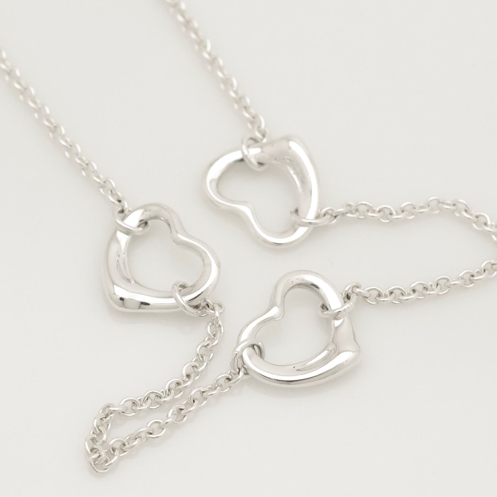 美品】ティファニー TIFFANY&Co. 3 連 トリプル オープンハート