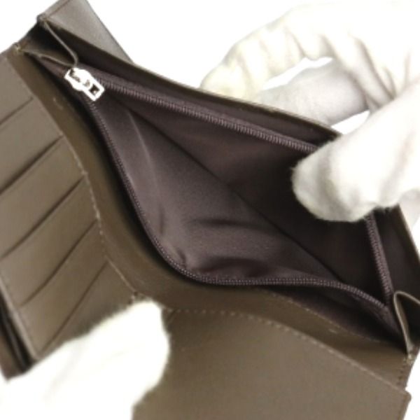 0520CA クロコ 長財布 カイマンベリー 2つ折 長財布 ニコチン - メルカリ