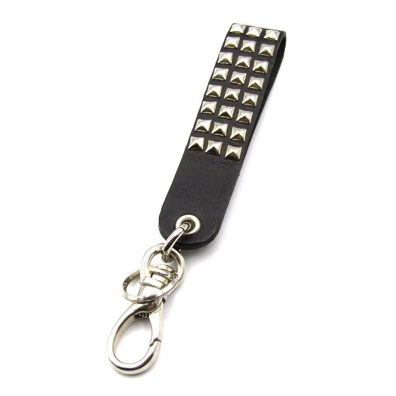 CALEE キャリー スタッズキーホルダー 美品 CALEE キャリー キーリング CL-23AW001L&A L D STUDS