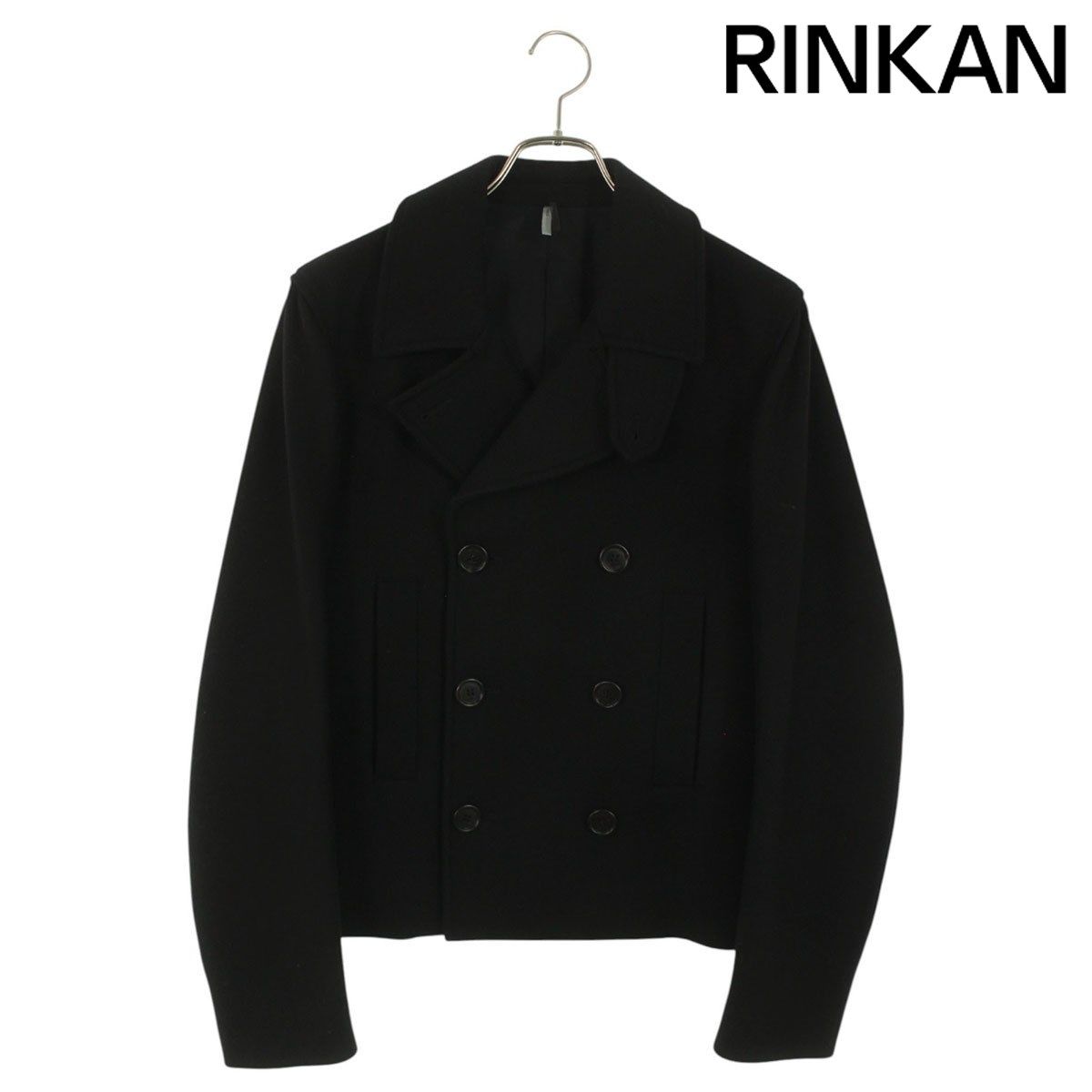 極美品】バーバリーブラックレーベル ピーコート M ボーダー ダブル