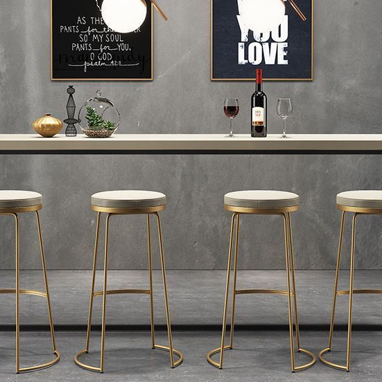北欧風バーコンチェア 高脚チェア ファッションなハイスツール ゴールド カラー リラックス ダイニングチェア 家具 インテリア 椅子